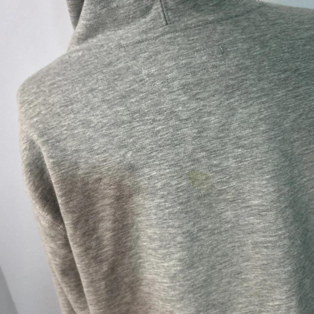 Levis Hoodie Mens L Gray Batwing Logo Fleece Pullover Streetwear Casual‎